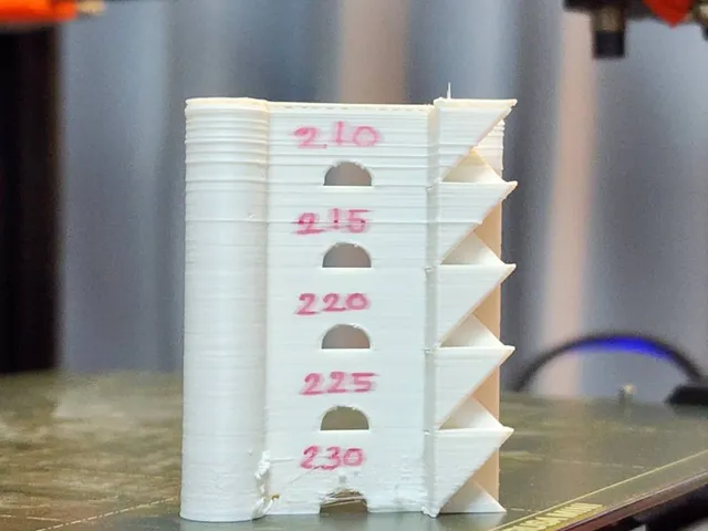 POON Temp Tower for Prusa MINI+ Z-Wobble by Temp