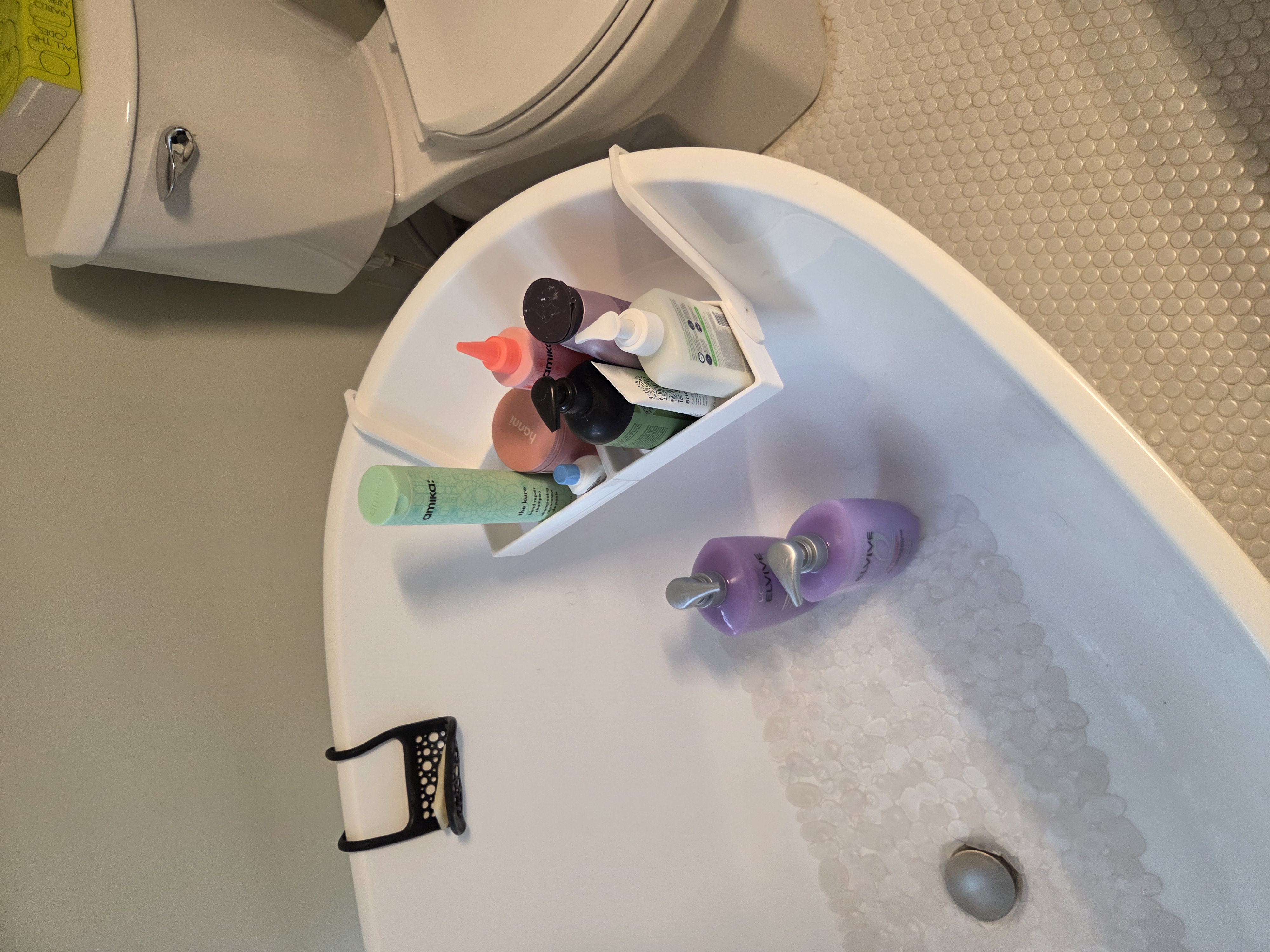 Shower Caddy for Free Standing Bath Tub