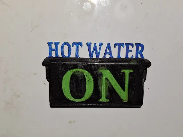 Hot Water Sign