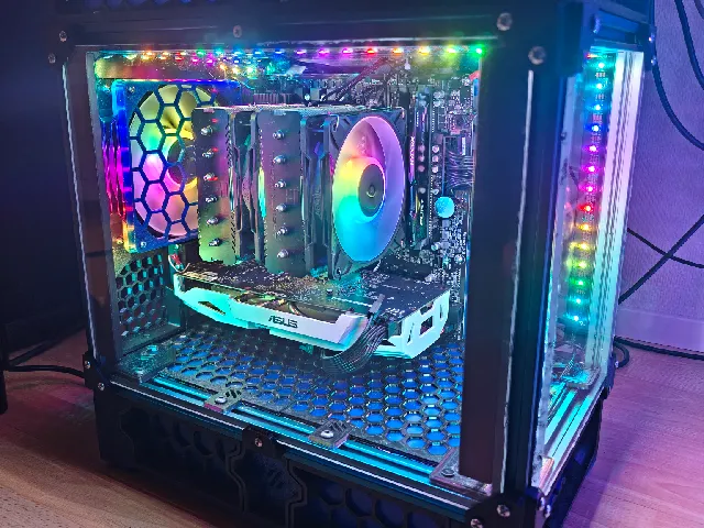 Corvus mATX PC case remixed parts
