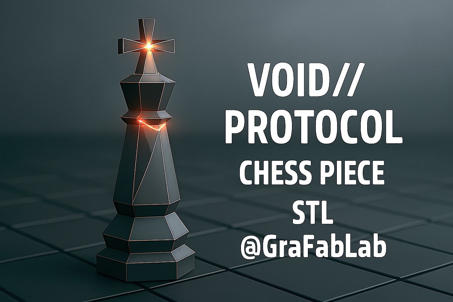 VOID//Protocol "King" - chess piece