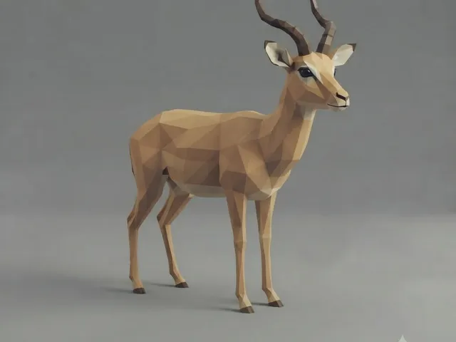 Low Poly Antelope