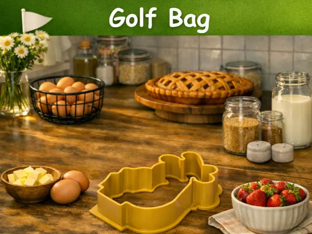 Baking / Golf - Cookie Cutter - Golf Bag