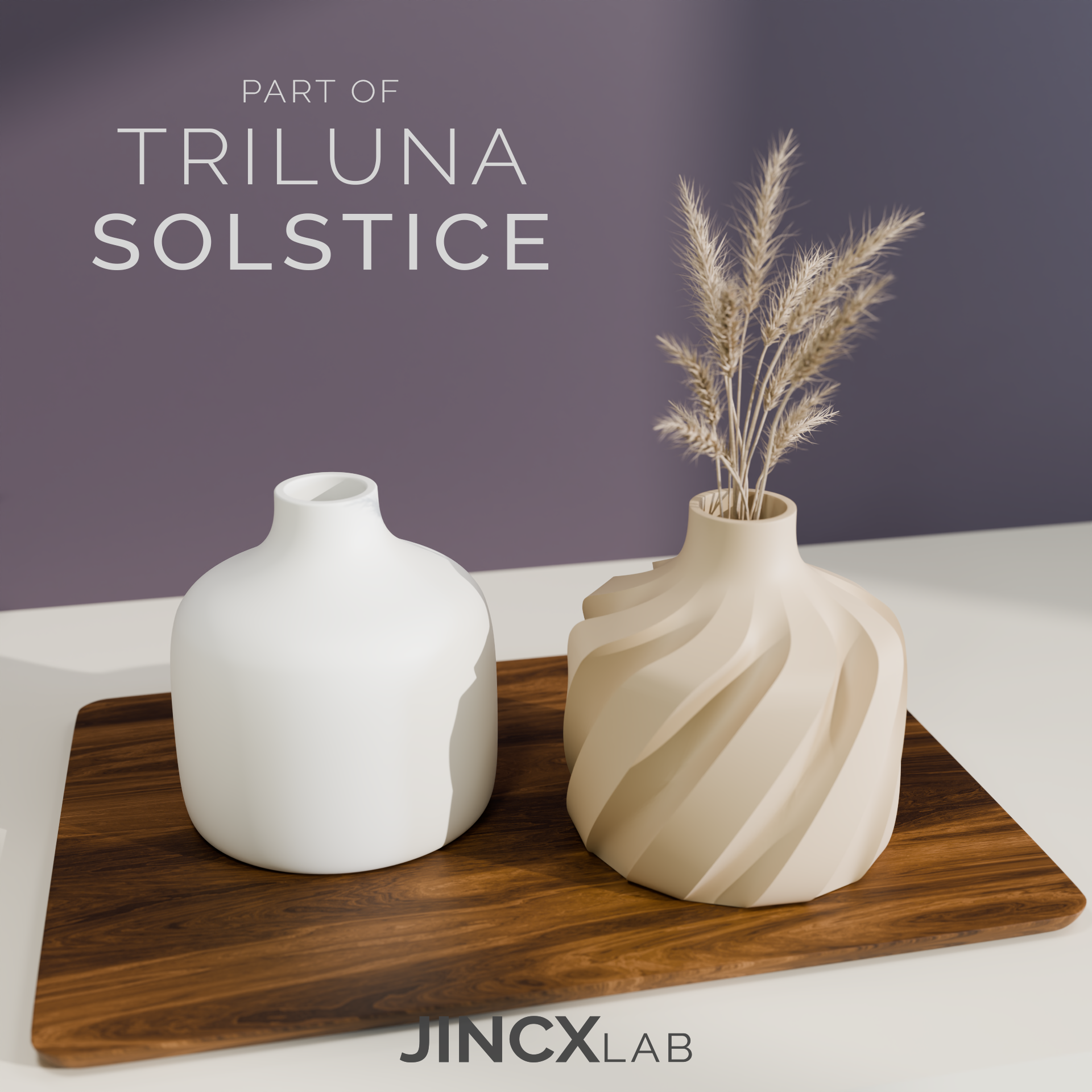 Triluna Solstice – Modern mini Vase Set