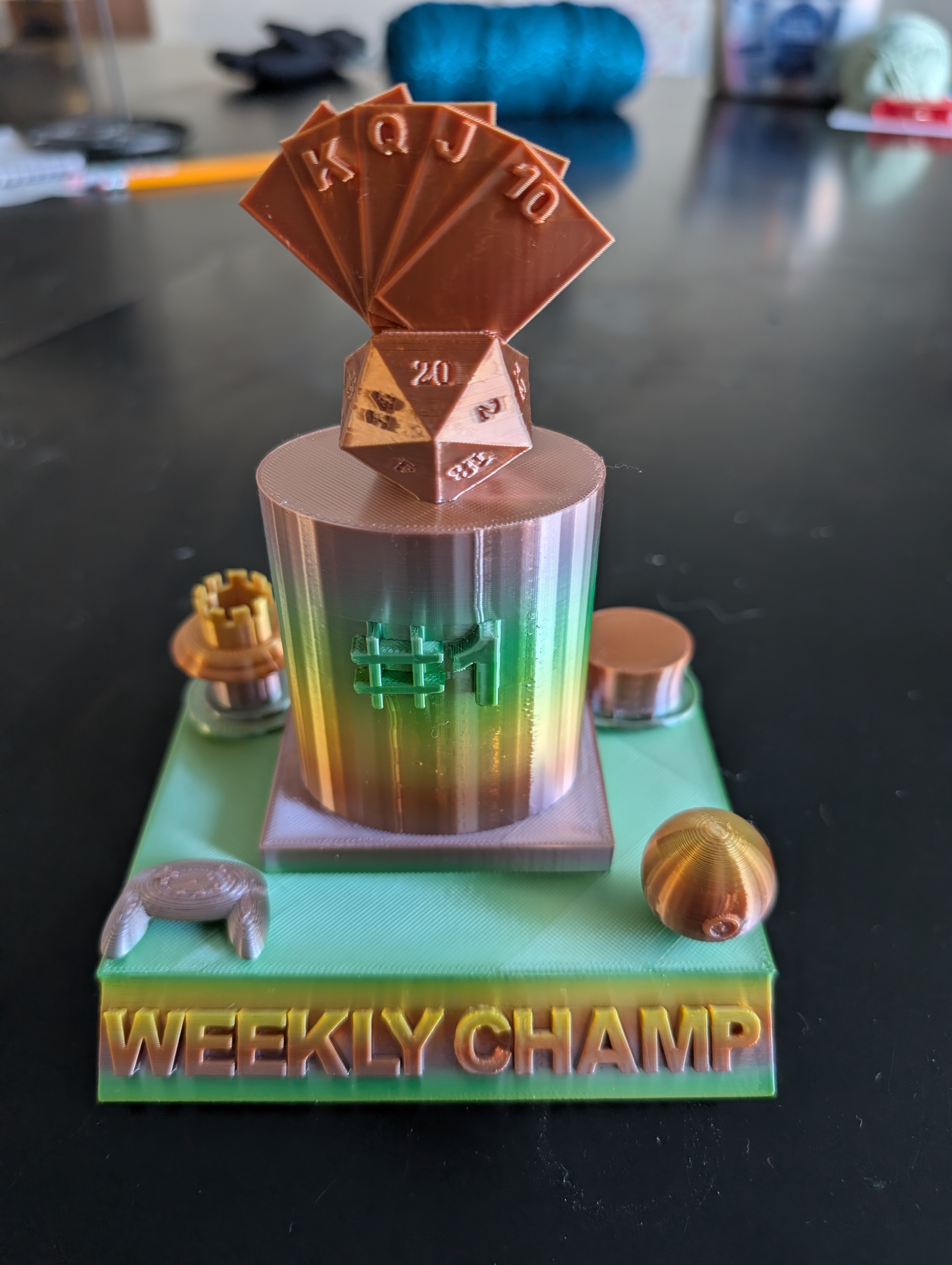 Miniatura 2 do modelo 3D Game Night Trophy