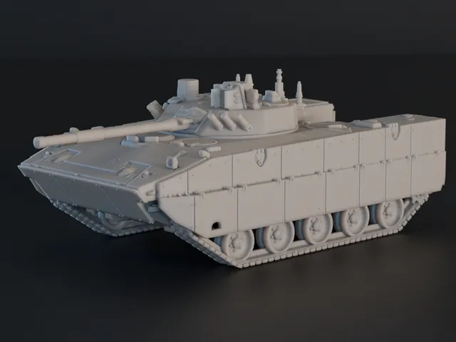 BMD-4M IFV scale model (1/64)