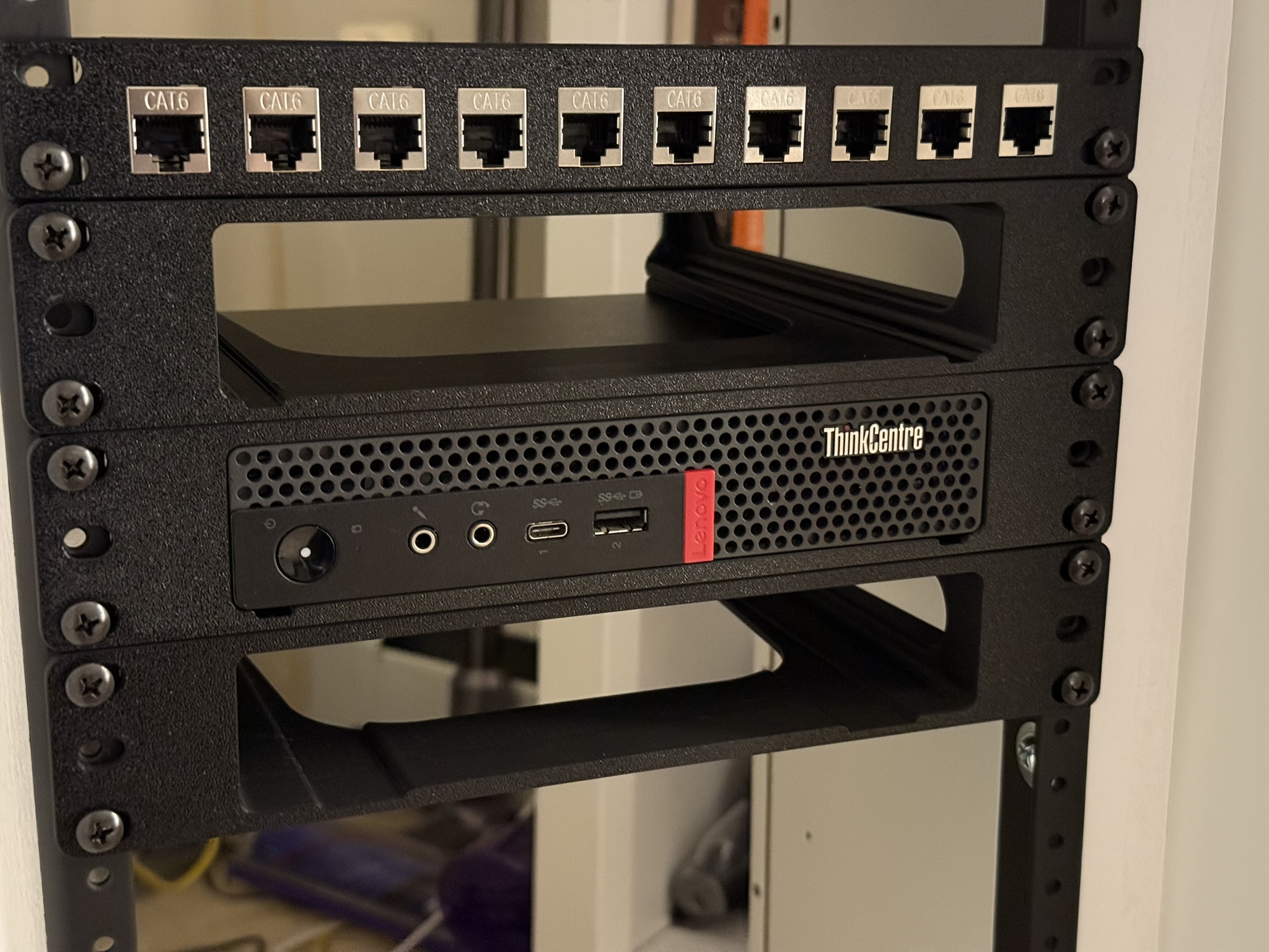 10 Inch Rack Mount for Lenovo Thinkcentre m920q (m720q) Tiny