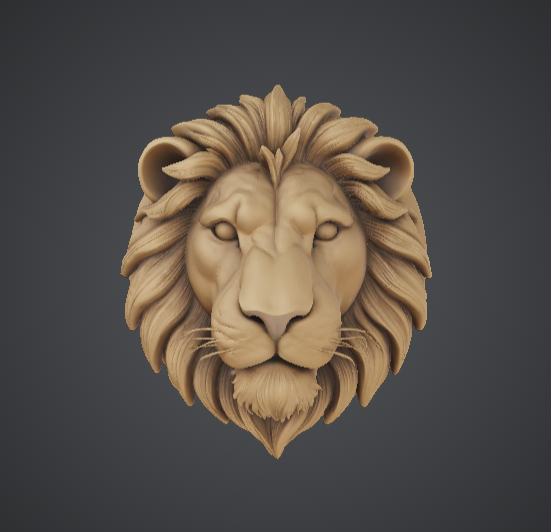 Majestic Lion Head Wall Sculpture