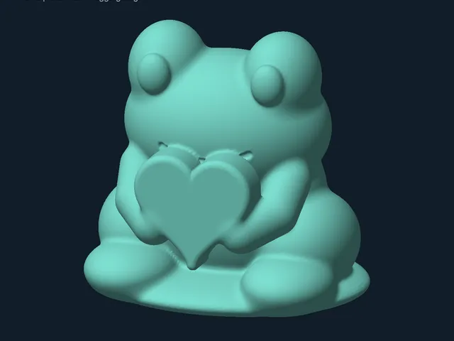 Huglet — Heart-Hugging Frog | One-Piece Sculpture