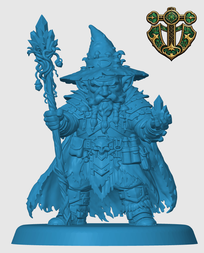 Miniatura 4 do modelo 3D Deep Gnome Wizard