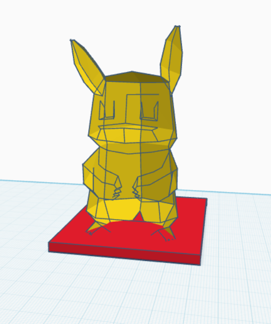 Cute Low Poly Pikachu