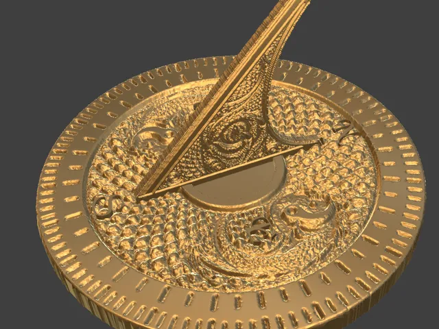 Dragon Sundial Assembled