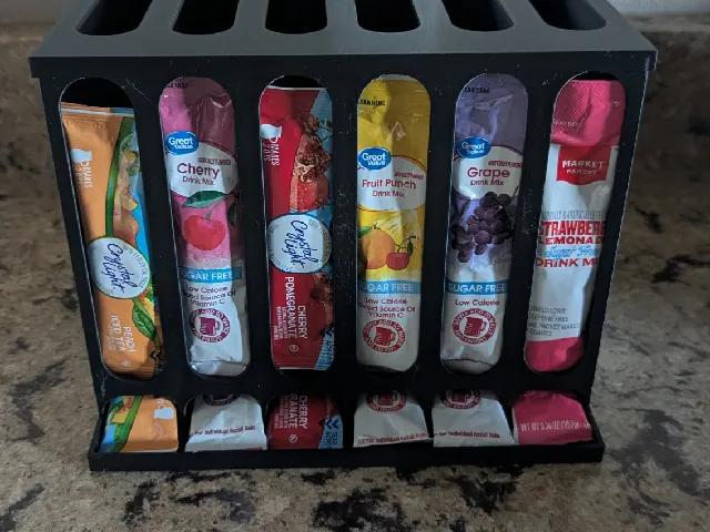 Large drink packet dispenser
