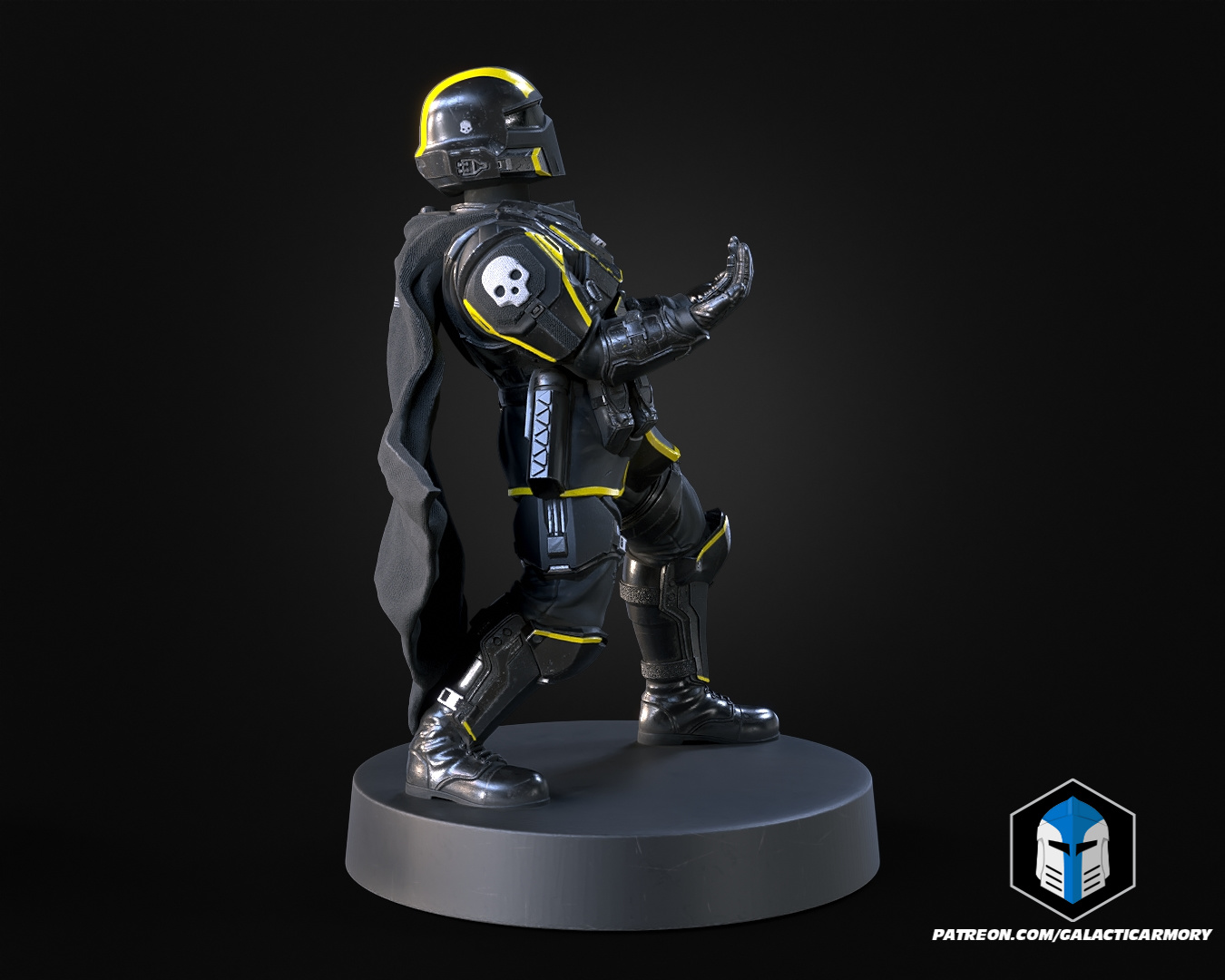Helldiver Controller Holder - 3D Print Files — miniatura 6