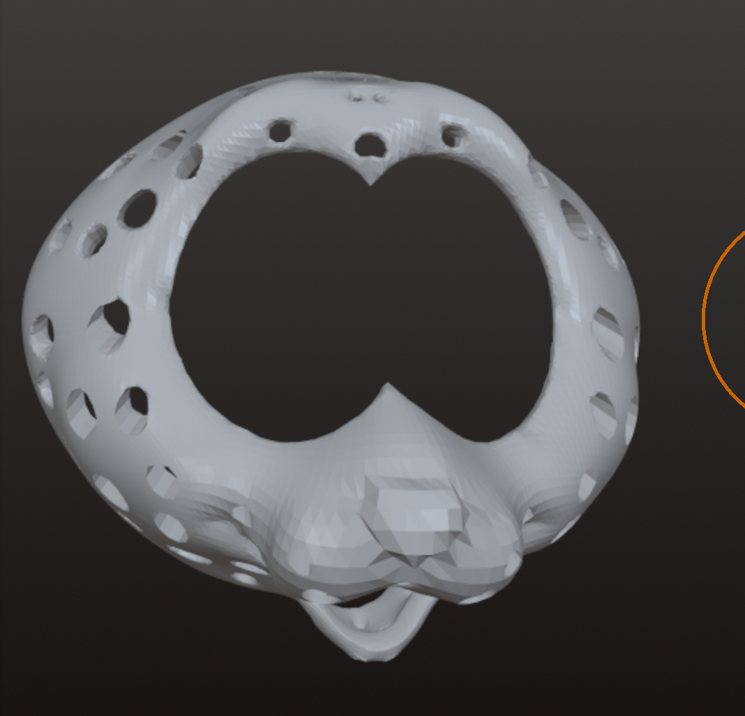 Untested weasel Fursuit head base