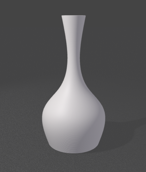 Long Neck Vase (No Stripes)