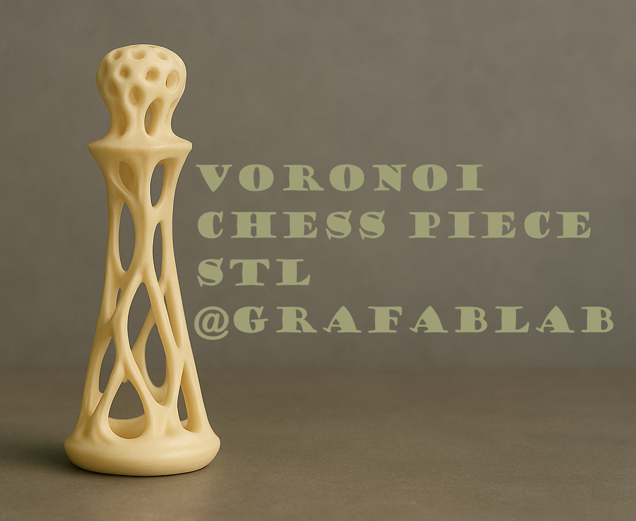 Voronoi "King" - chess piece