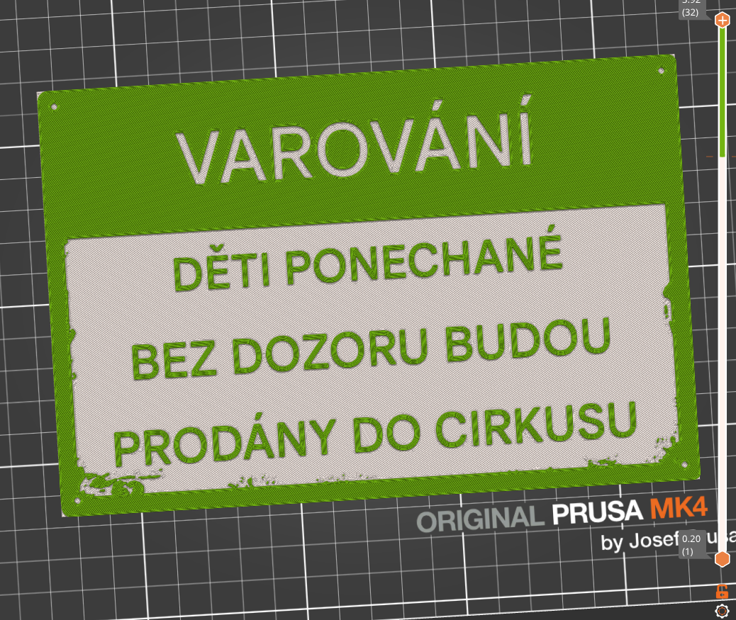cedulka - děti bez dozoru