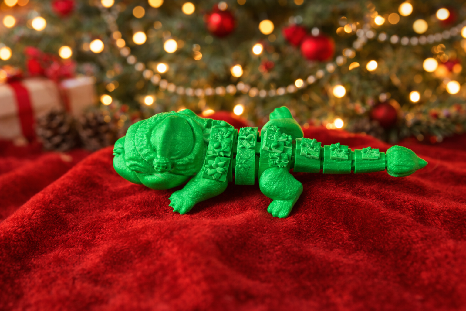 The grinch who stole christmas whoville articulated dragons