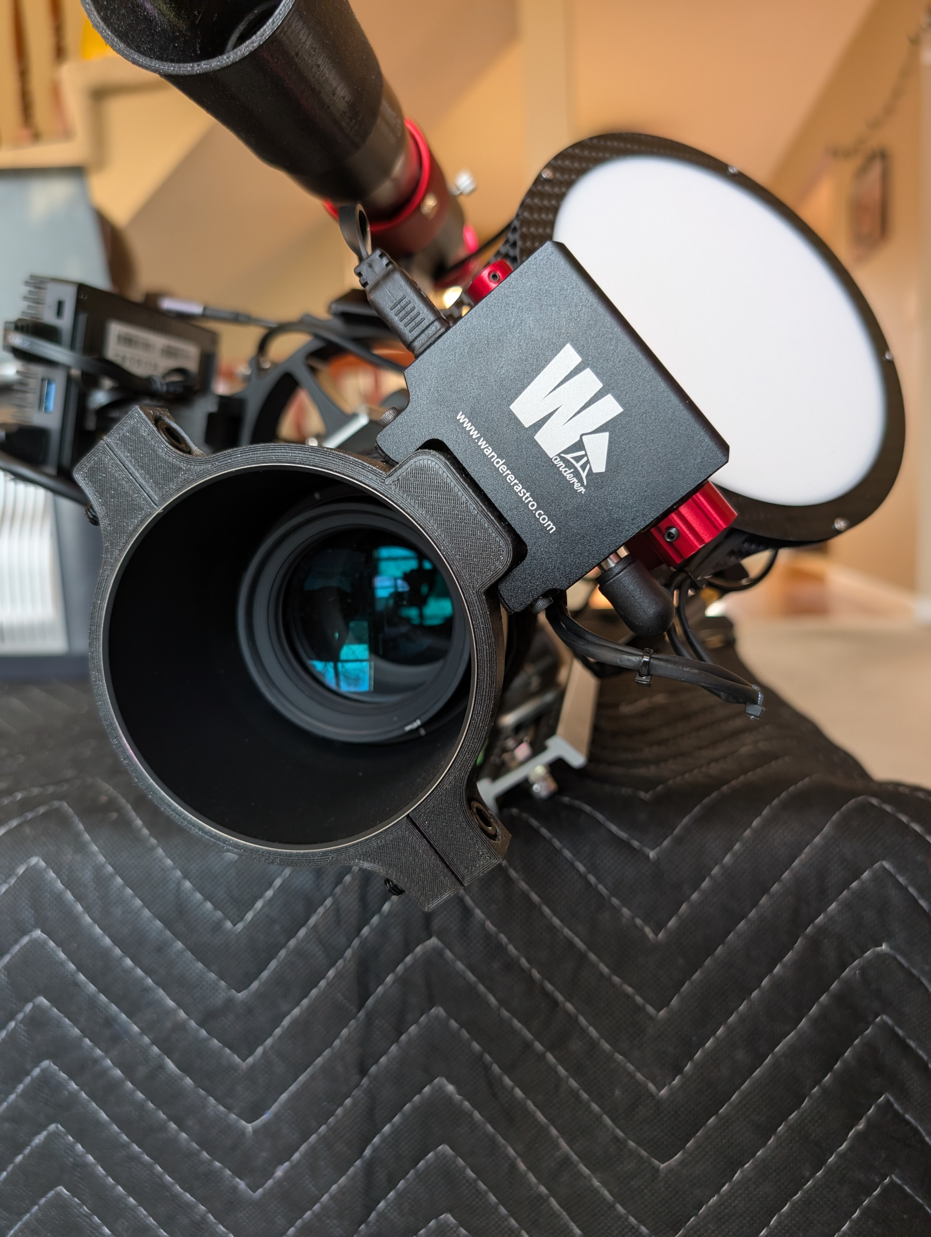 Wanderer Astro Flat Panel V4-EC 125mm Askar SQA55 mount