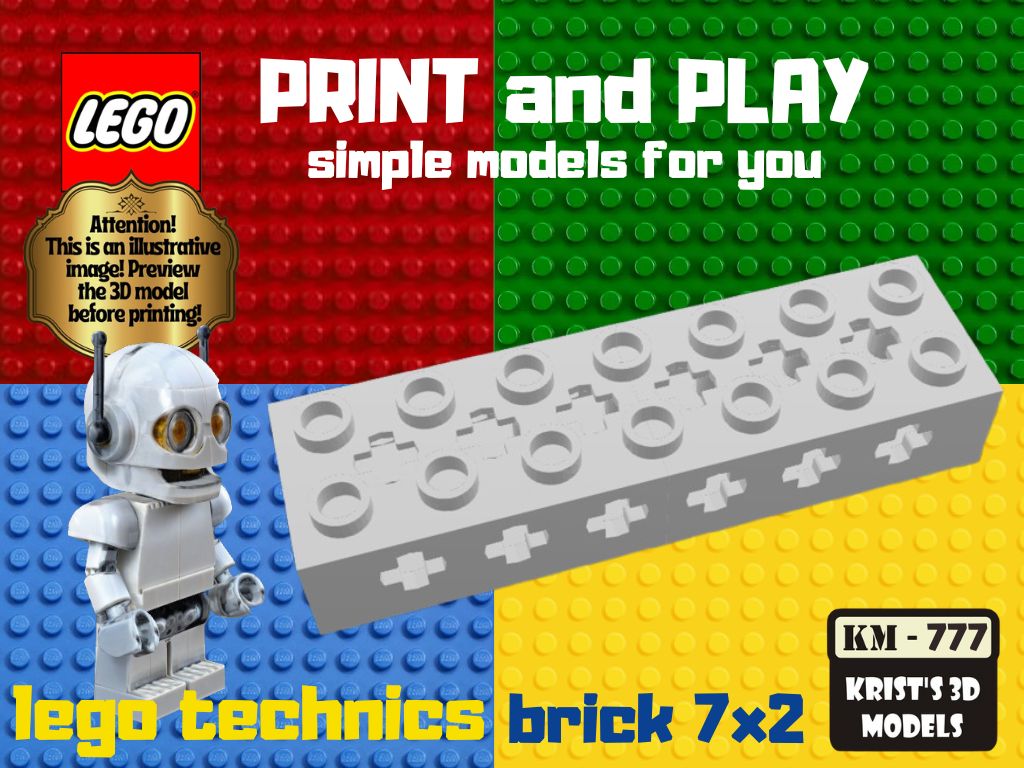 lego technics brick 7x2