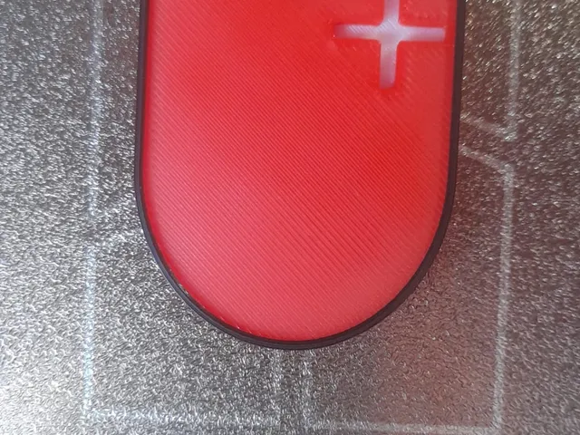 Canton of Schwyz Emblem – Red and White 3D Print with Filament Swap