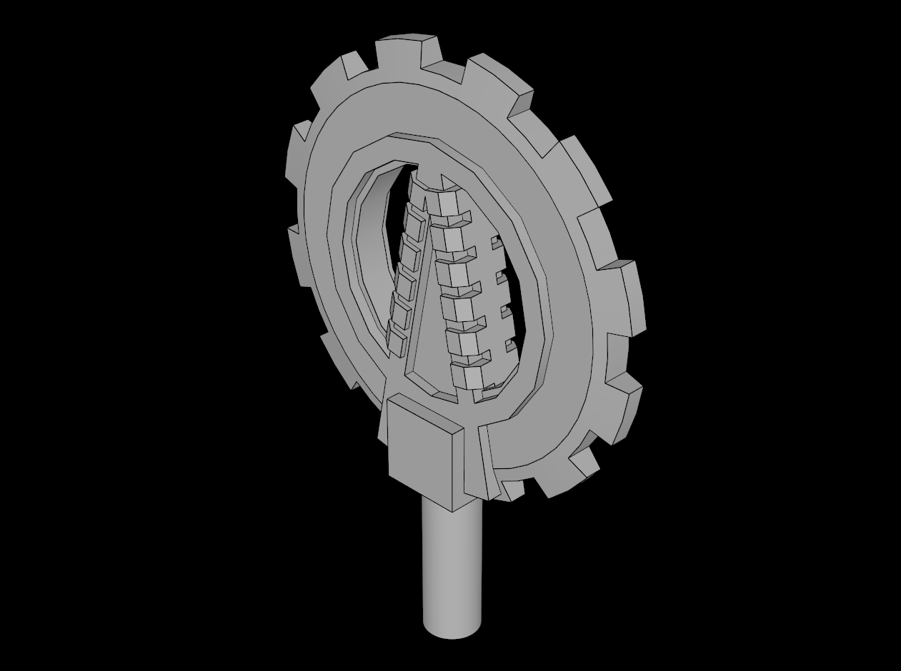 Lego Compatible (55237b.dat) Minifig Weapon Bionicle Mini Weapon (Toa Matoro)