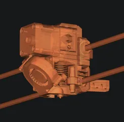 Prusa MK3s extruder gantry