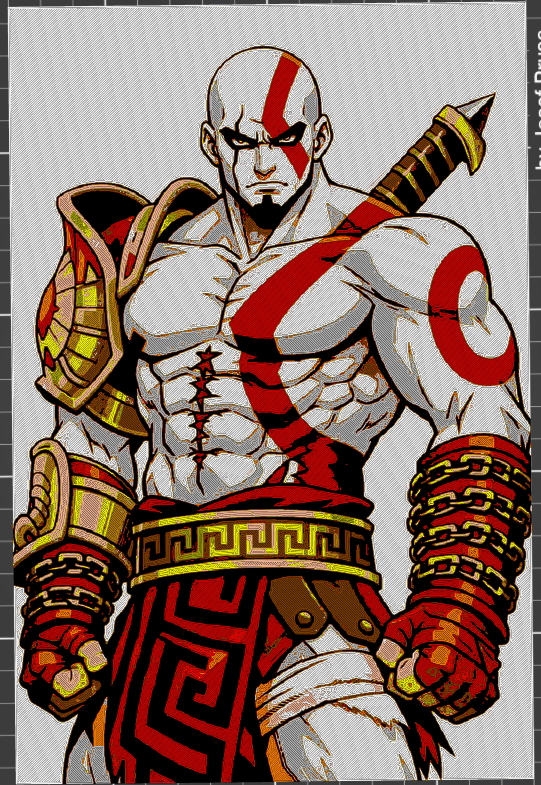 Kratos - God of War - Hueforge