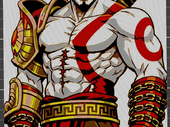 Kratos - God of War - Hueforge