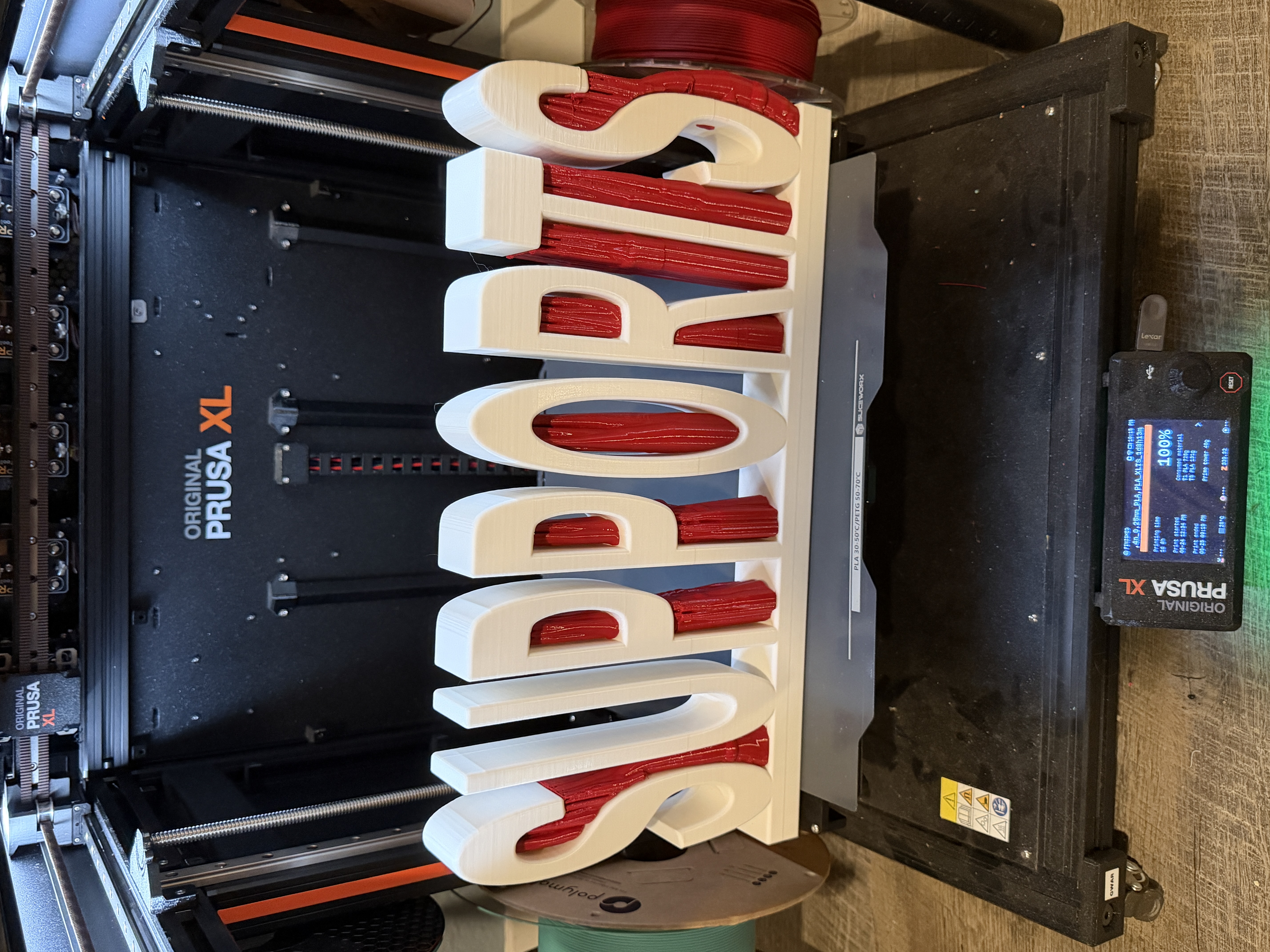 SUPPORTS 3D Printing Shelf Art? Probably.