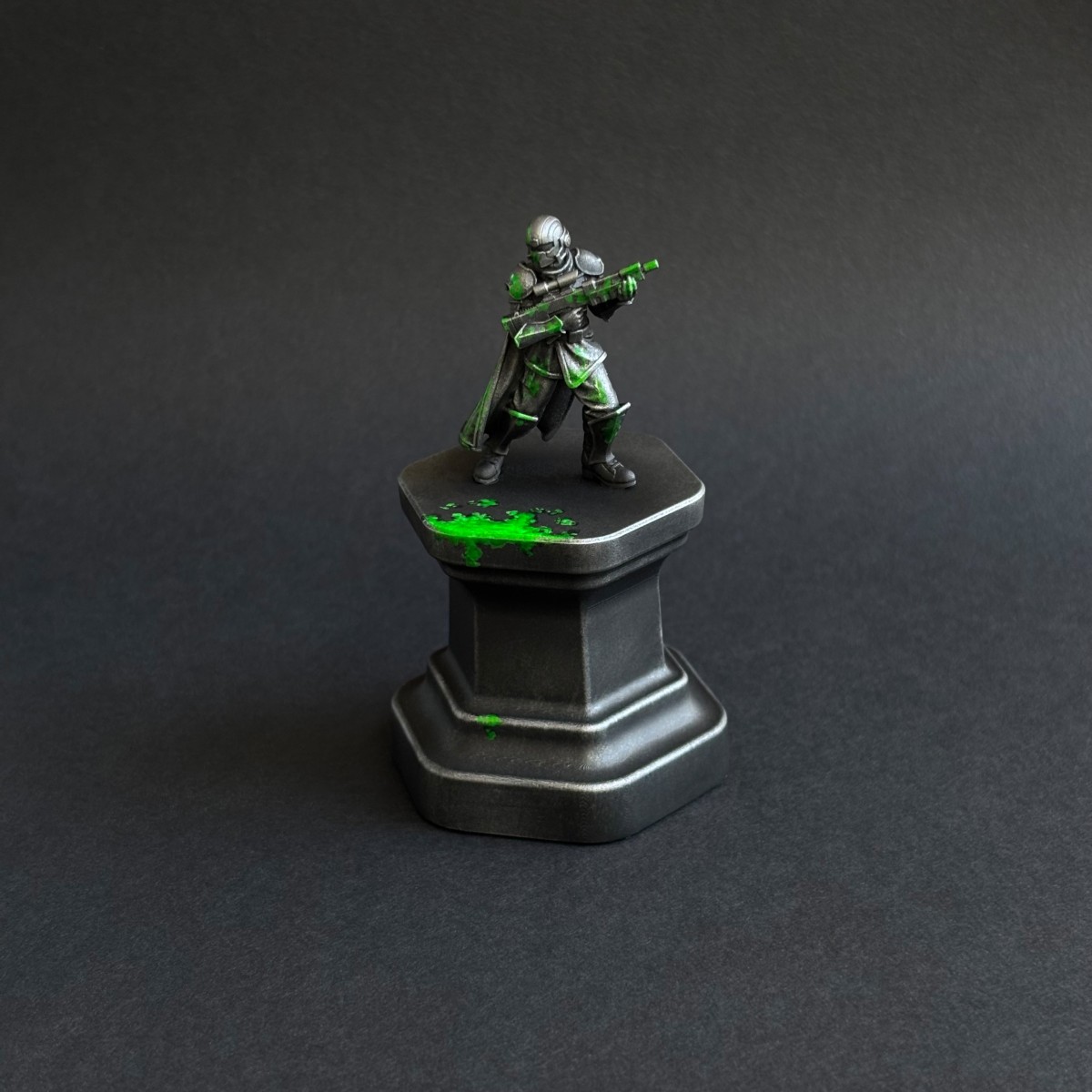 Miniatura 2 do modelo 3D Hexagonal display base