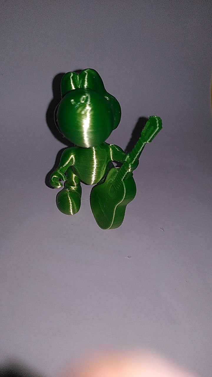 Yoshi with a Guitar