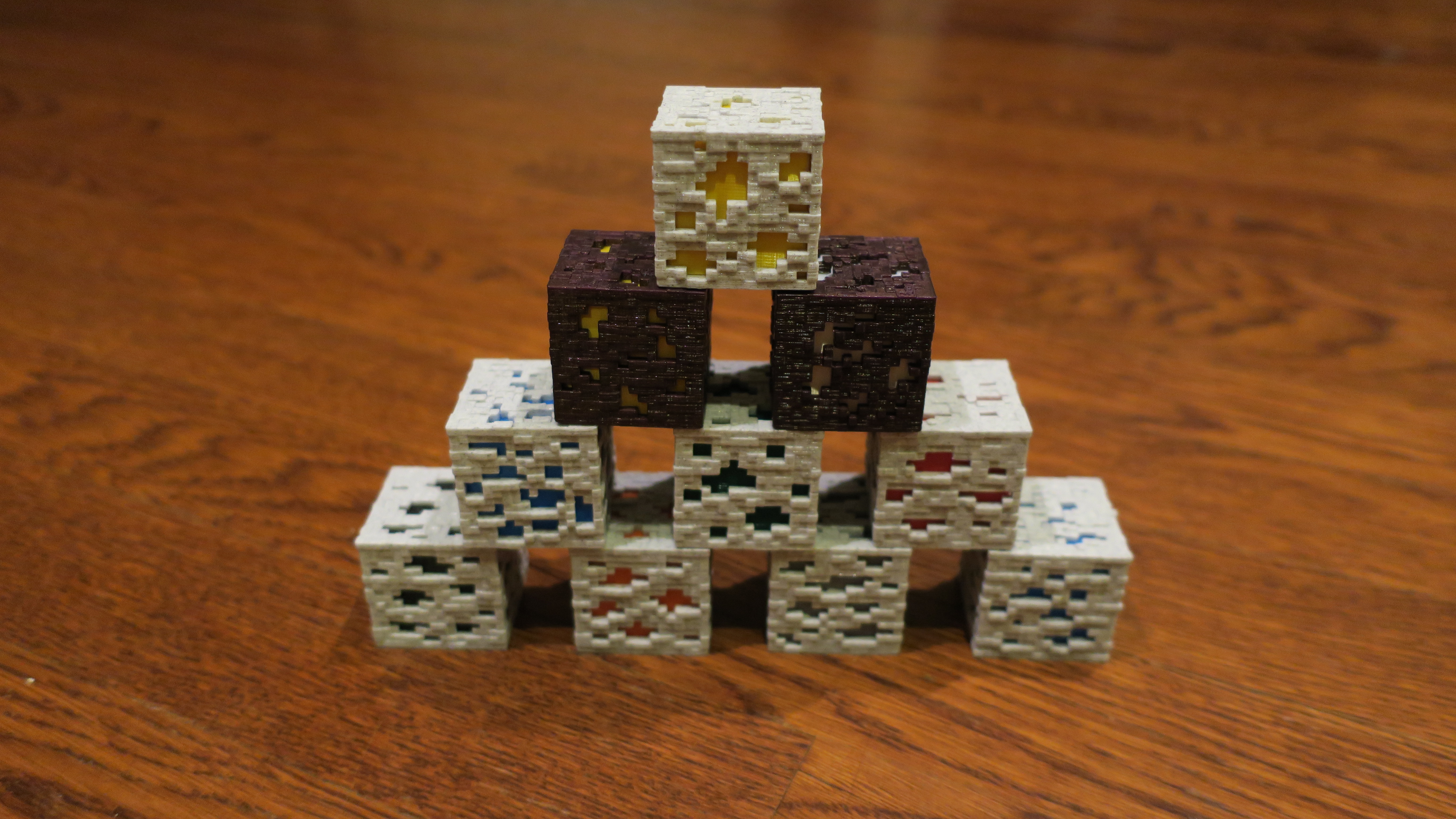 Modern Minecraft Ores Collection (Drop-in-Print, No Supports)