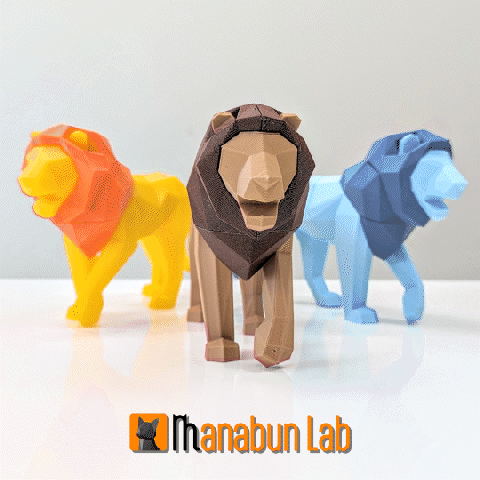 Low Poly Lion Puzzle — miniatura 2