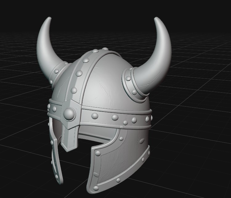 Miniatura 3 do modelo 3D viking helmet