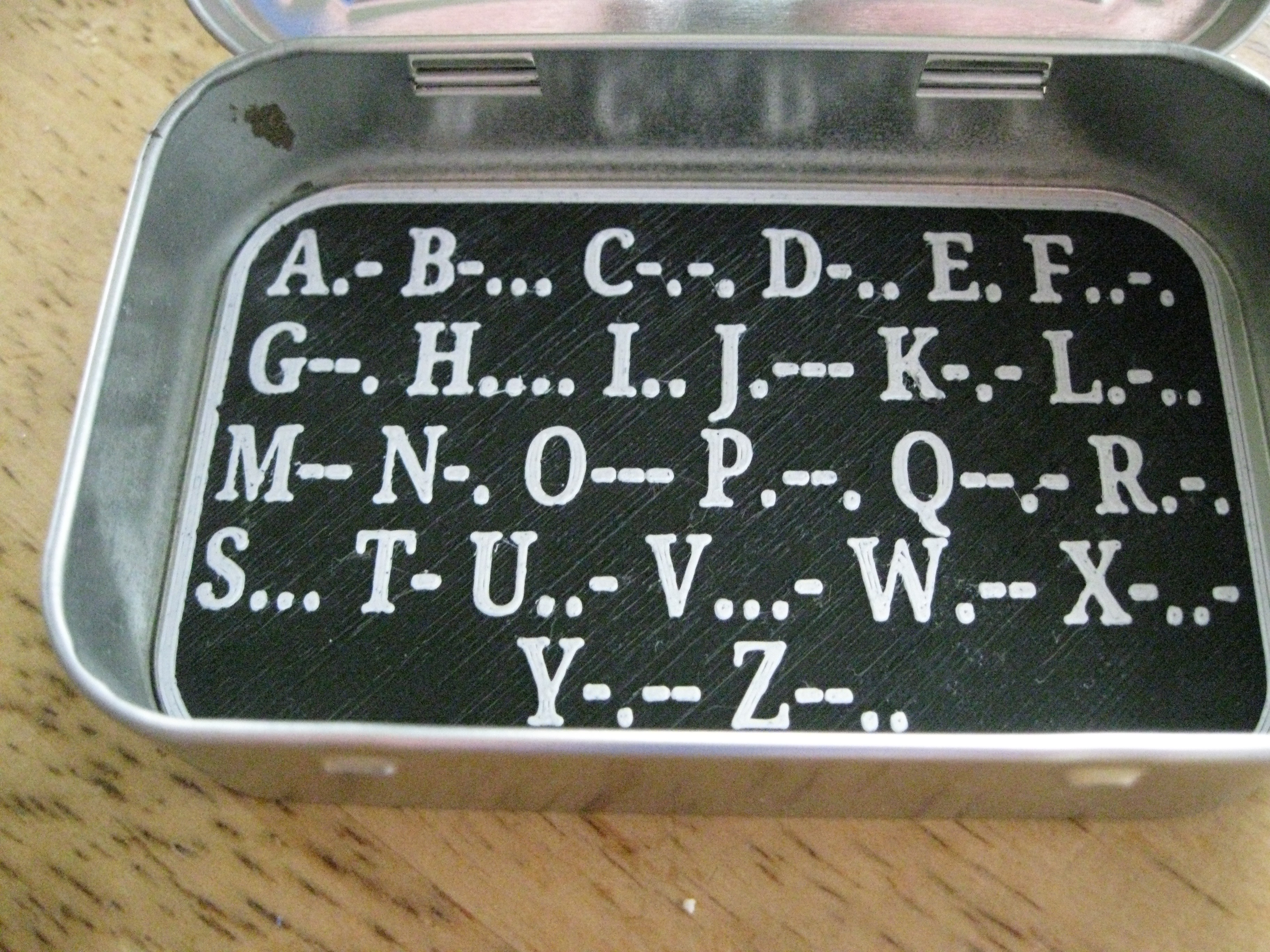 Miniatura 2 do modelo 3D Morse Code Card