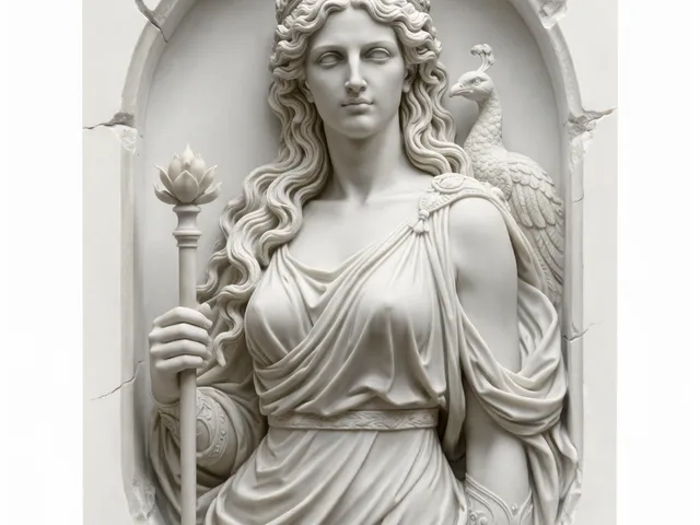 Hera Greek Goddess Bas Relief Wall Sculpture – 3D Printable STL