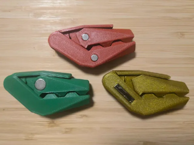 Print in Place Bag Clip with Magnets