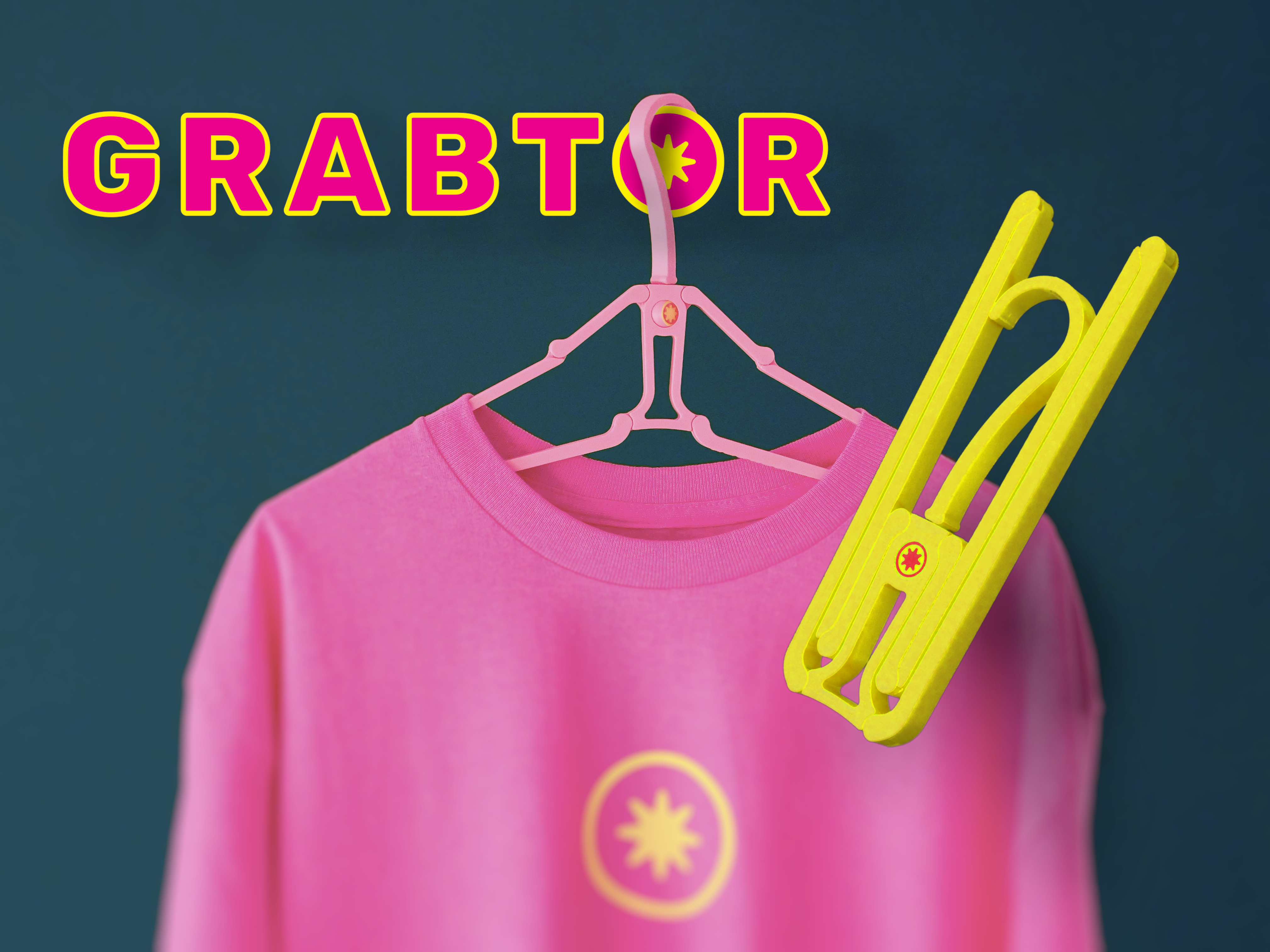 GRABTOR | Foldable Print In Place Clothes Hanger — thumbnail 3