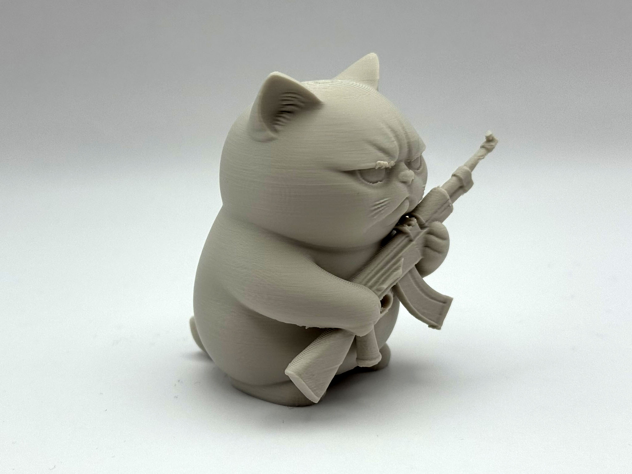 Miniatura 4 do modelo 3D Grumpy Rifle Kitten