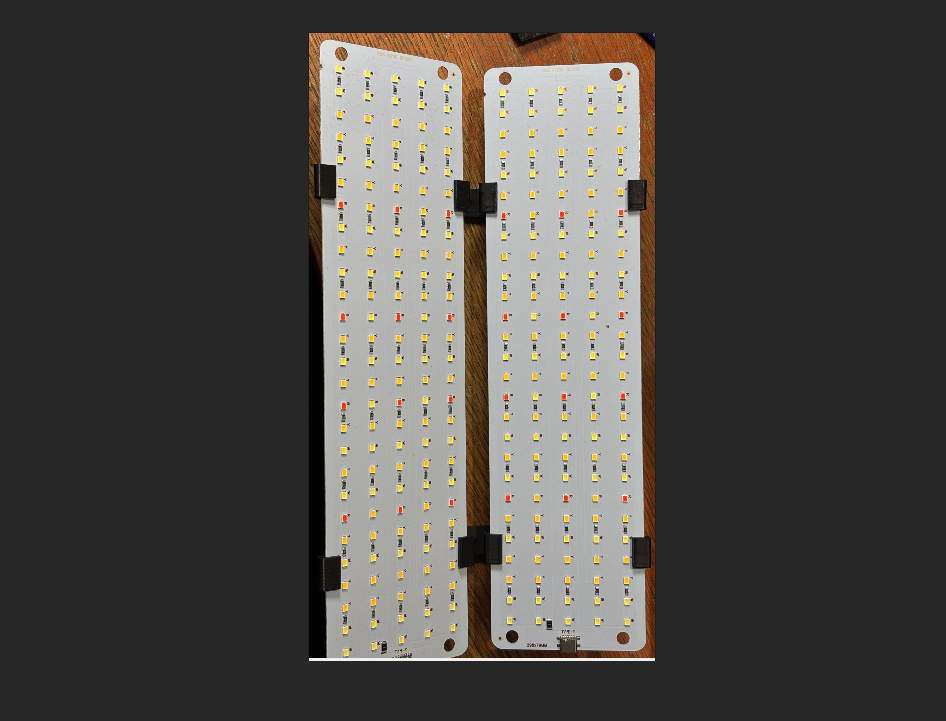 Plant Grow Light Panel holder for 2 units