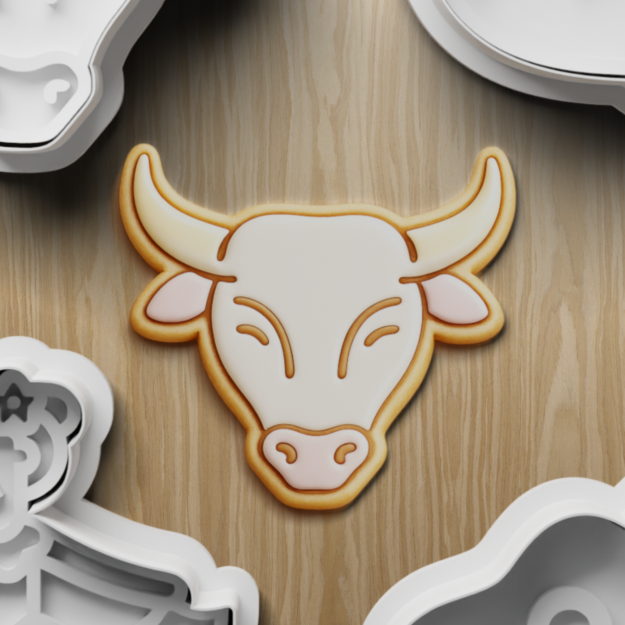 Spanish Fiesta Cookie Cutter STL Bundle | Bull Guitar Flamenco Hola Fondant Cutter Set | 3D Printable