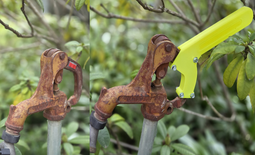 Garden Hydrant Helper Handle (Red version)