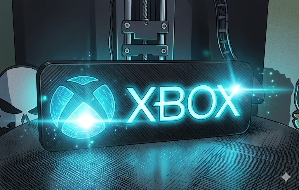LUMINÁRIA GAMER XBOX SIMPLES
