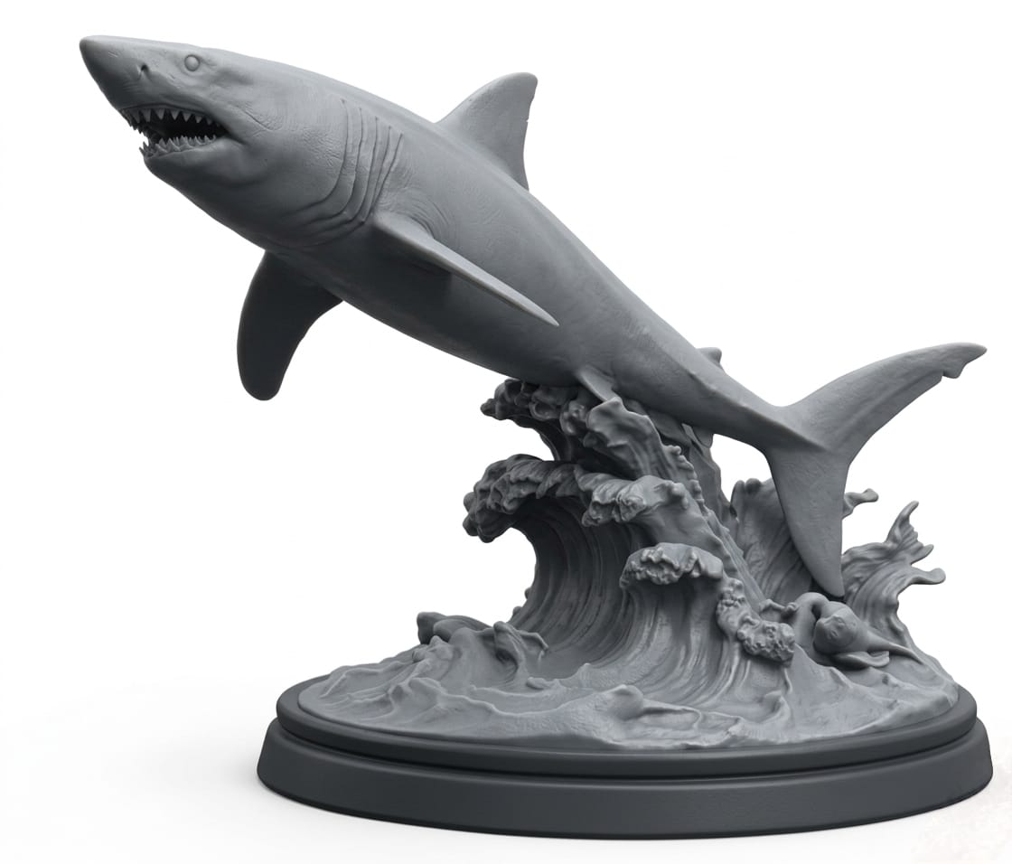 Shark Statue