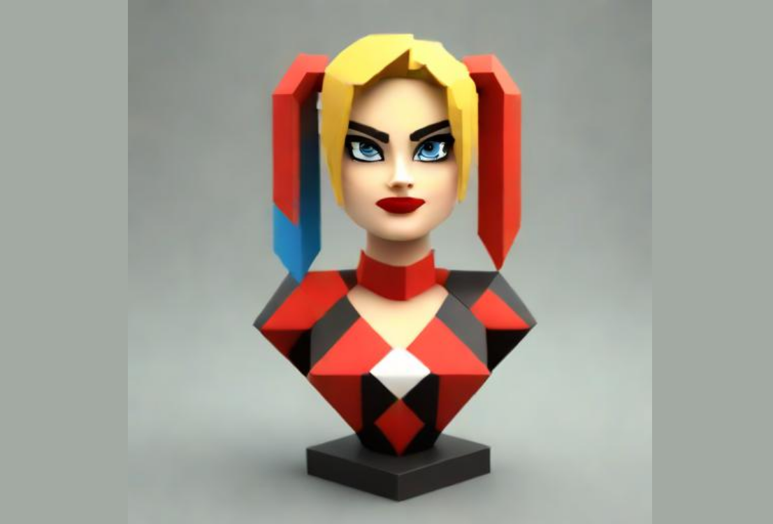 Lowpoly Harley Quinn