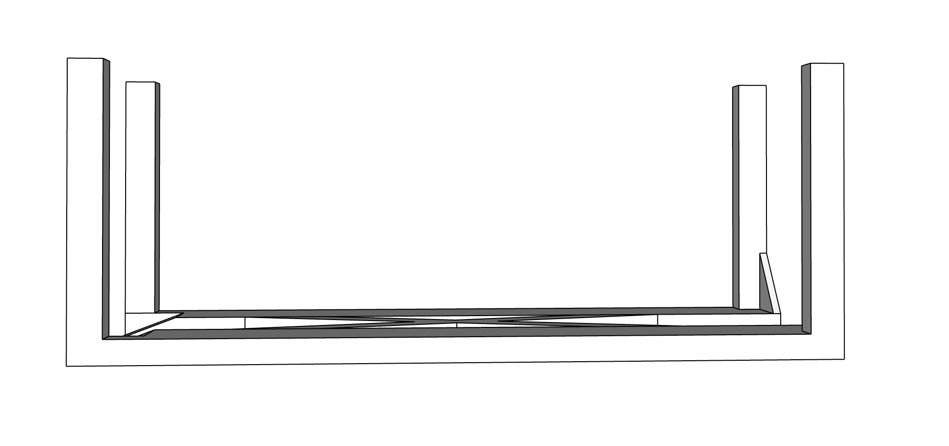 HotWheels Car Lift (To HotWheel model scale) 3D model