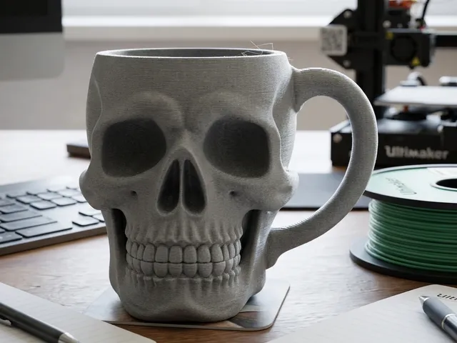 skull mug