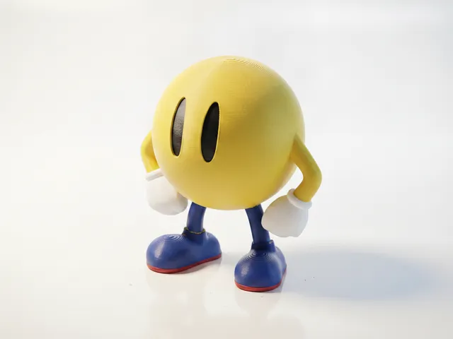 Pac Man Figurine Gaming Collectible 3D Printable